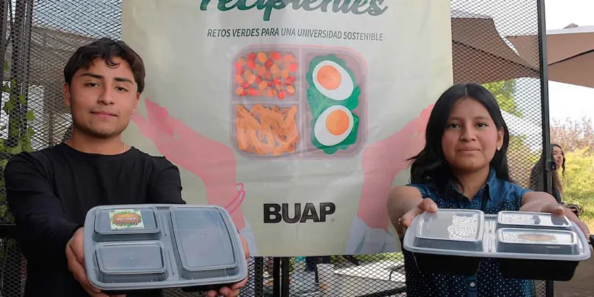 BUAP impulsa la campaña “Trae tu propio recipiente” para reducir plásticos de un solo uso