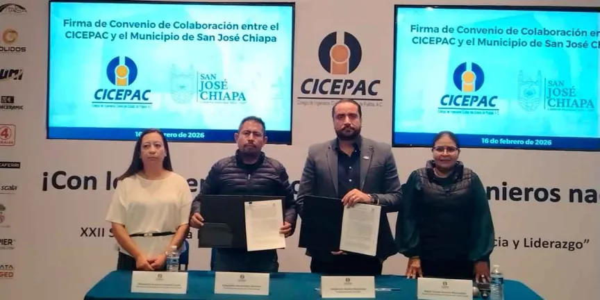 Ingenieros civiles reciben capacitación en San José Chiapa para mejorar planeación urbana