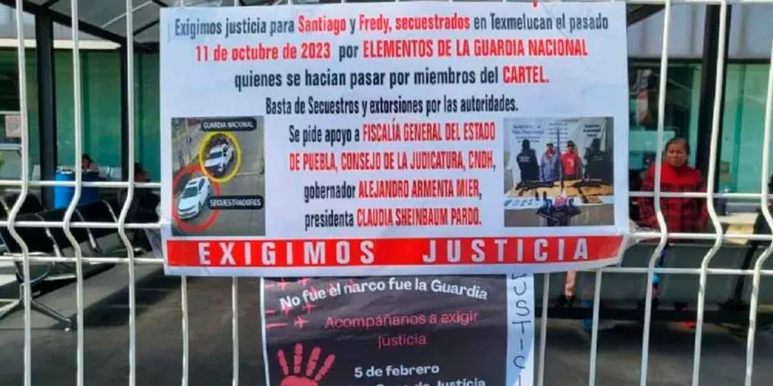 Denuncian a juez de Puebla por absolver a elementos de la Guardia Nacional acusados de secuestro