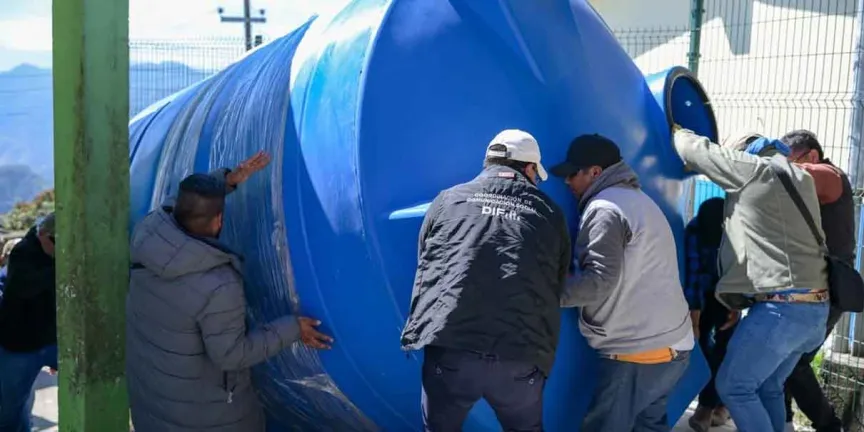 Más apoyo en Huauchinango para la captación de agua de lluvia en comunidades