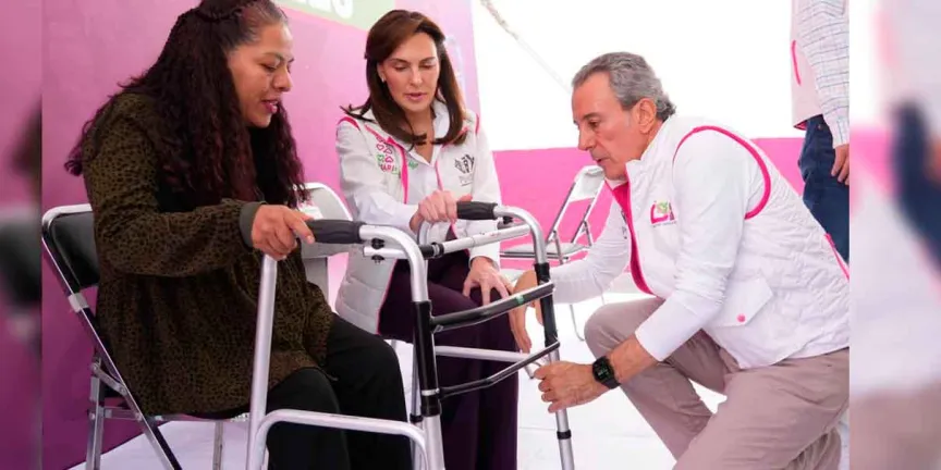 Fortalecen MariElise Budib y Pepe Chedraui la inclusión social con entrega de aparatos ortopédicos