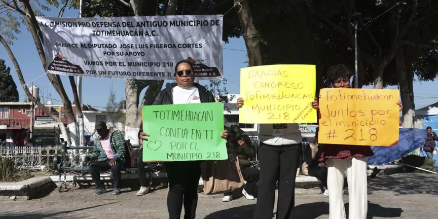 No sólo es reunir firmas para ser municipio, dijo el Congreso a Comisión de Totimehuacán