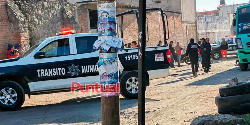 Grave tras ser arrollado por transporte público en Texmelucan