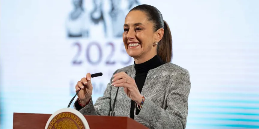 Sheinbaum arranca 2026 con aprobación alta pese a retos en seguridad