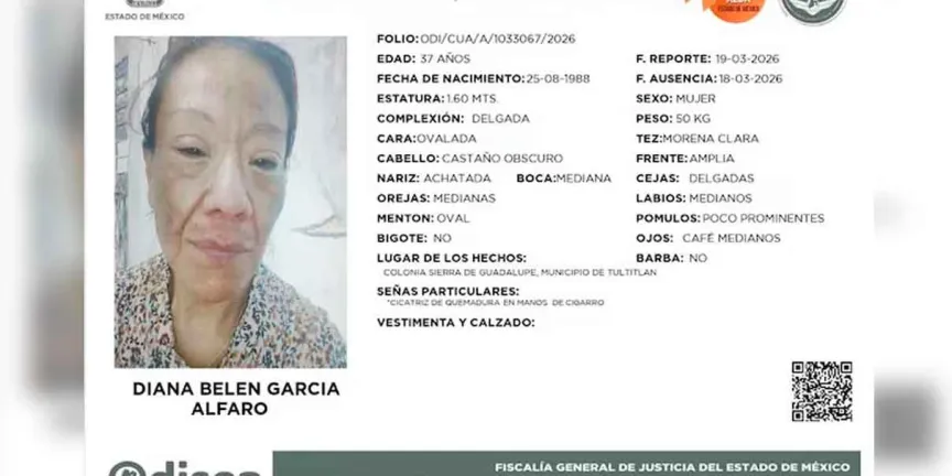 Asesinato de rescatista en Tultitlán: el caso de Diana Belén García desata exigencias de justicia
