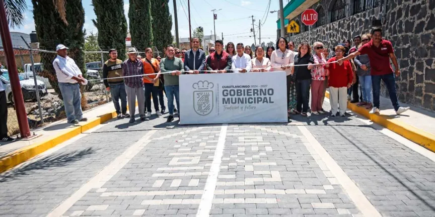 Gobierno de Cuautlancingo cumplió compromisos y mejoró la movilidad en la Privada Kinte