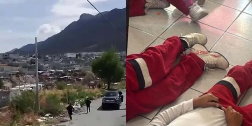 Disparos cerca de escuela en Saltillo provocan que menores se tiren al piso