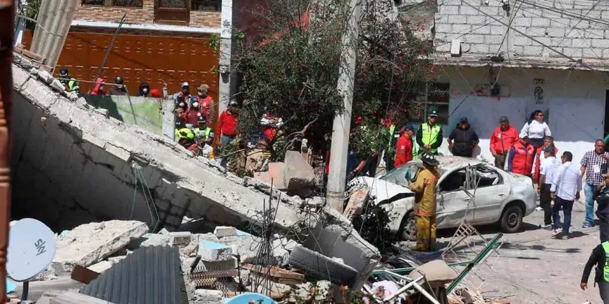 VIDEO. Explota tanque de gas en Coacalco, hay heridos y casas dañadas