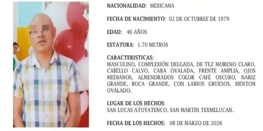 Encuentran sin vida a Óscar en Texmelucan; no tenía huellas de violencia