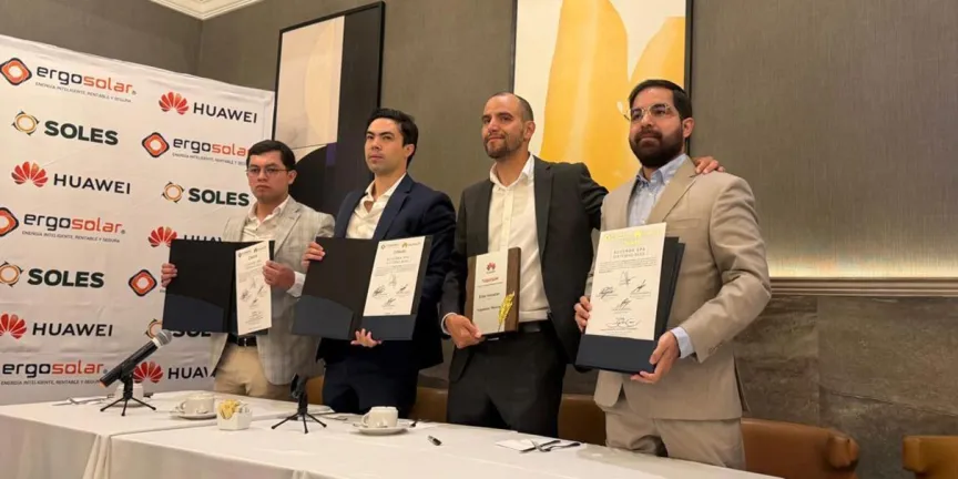 La Agencia de Energía de Puebla formalizó alianza tecnológica con Huawei 
