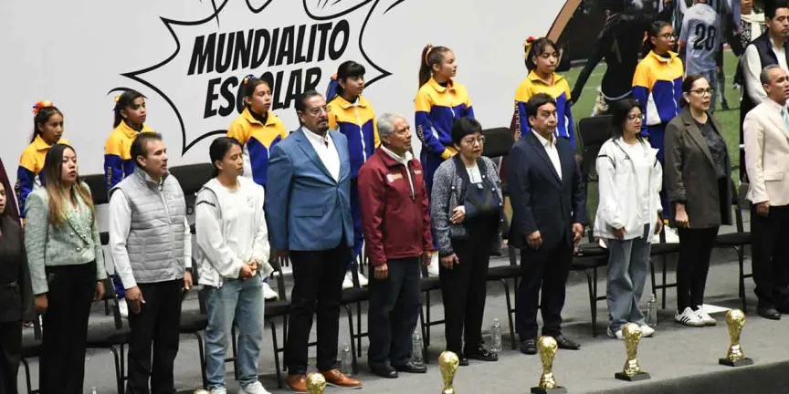 Inauguran en la BUAP el Mundialito Escolar 2026