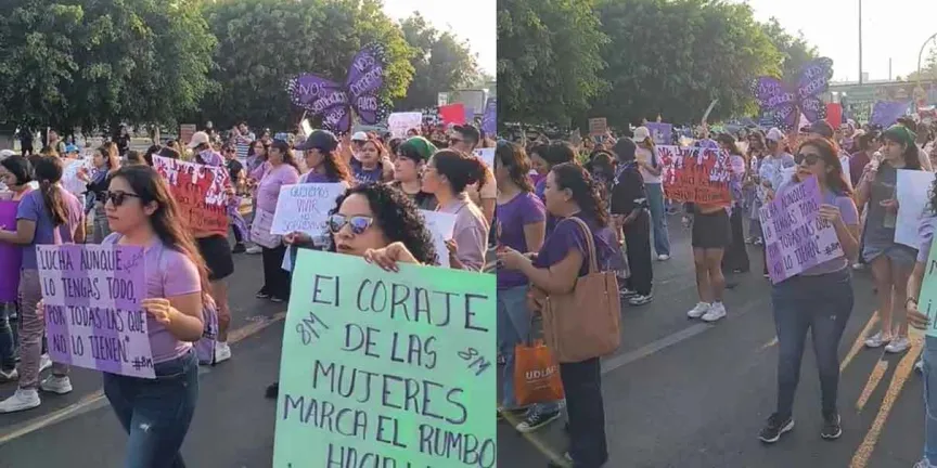 Marcha del 8M en Tehuacán exige justicia por mujeres asesinadas y desaparecidas