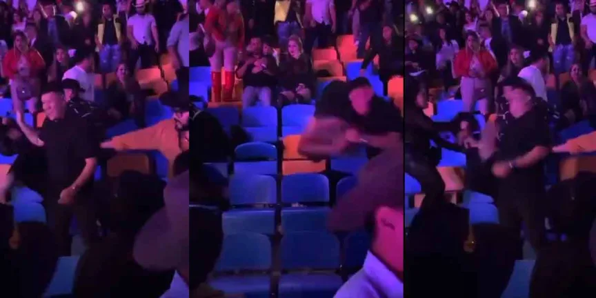 VIDEO. Riña en concierto de Grupo Firme en Honduras deja mujer caída en gradas