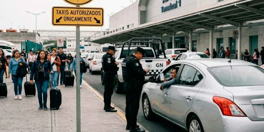 Uber y Didi podrían operar en el AICM: Marina analiza crear área especial para taxis de aplicación