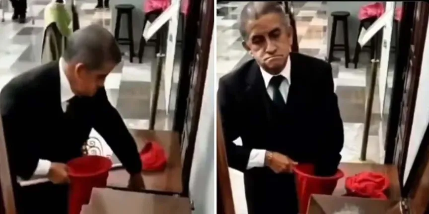 VIDEO muestra a hombre robando dinero del diezmo en misa en Tehuacán