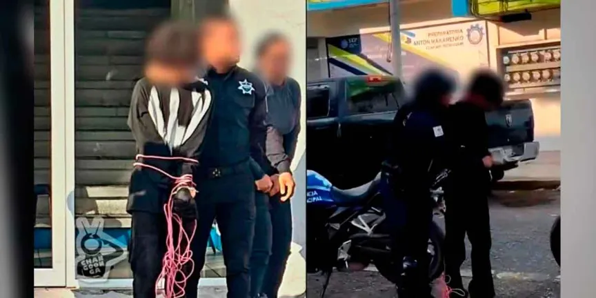 Alumnos detienen a menor tras asesinato de profesoras en Michoacán