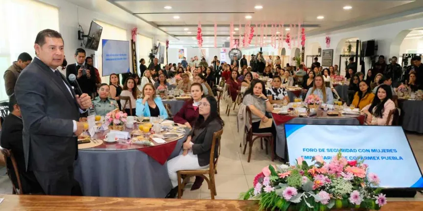 Se reforzó la seguridad con mujeres empresarias de Puebla