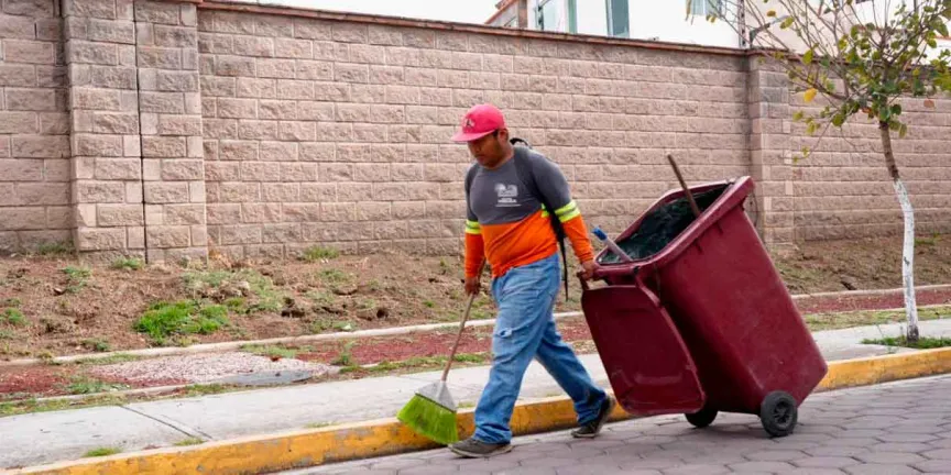 Garantiza San Pedro Cholula servicios de limpia en días festivos