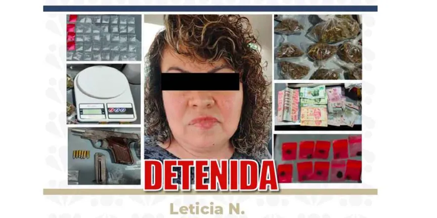 Cateo en Cholula: cae mujer por presunta venta de droga en negocio fachada