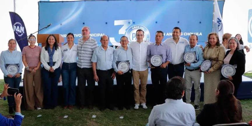 Acción Nacional celebró tres décadas de resultados en San Andrés Cholula