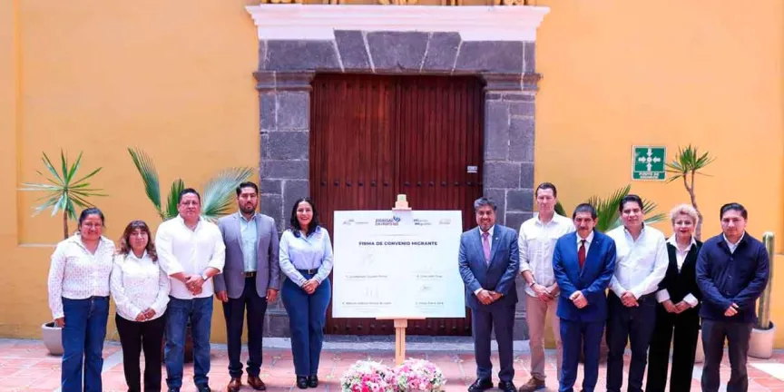 Respalda Lupita Cuautle a la comunidad migrante con convenio de colaboración