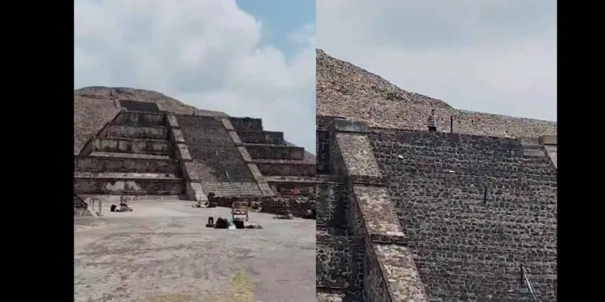 Tiroteo en Teotihuacán deja dos muertos y seis heridos en la Pirámide de la Luna