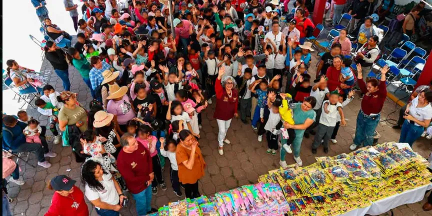 Tlazopilli acerca sonrisas a la infancia de San Pedro Cholula