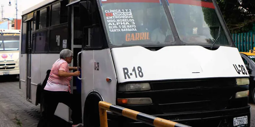 Apenas sonó el alza al pasaje y rutas poblanas ya cobraron más
