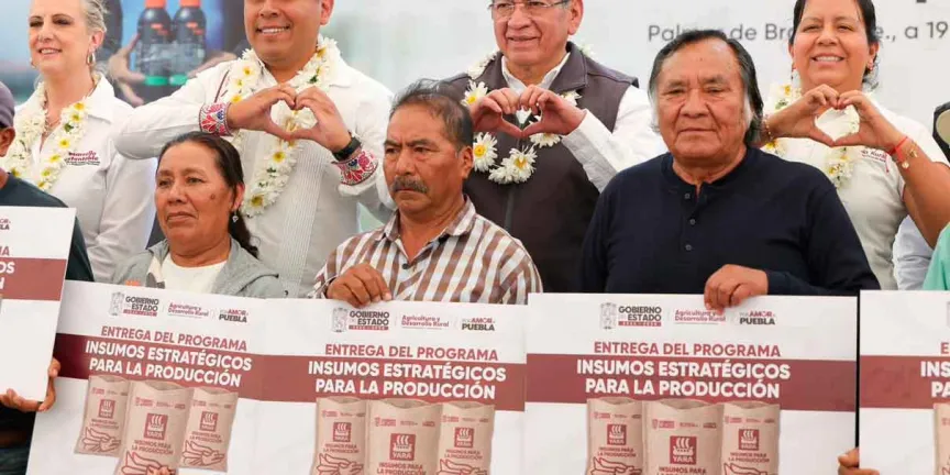 Apoya Alejandro Armenta a viveristas y campesinos poblanos para impulsar soberanía alimentaria