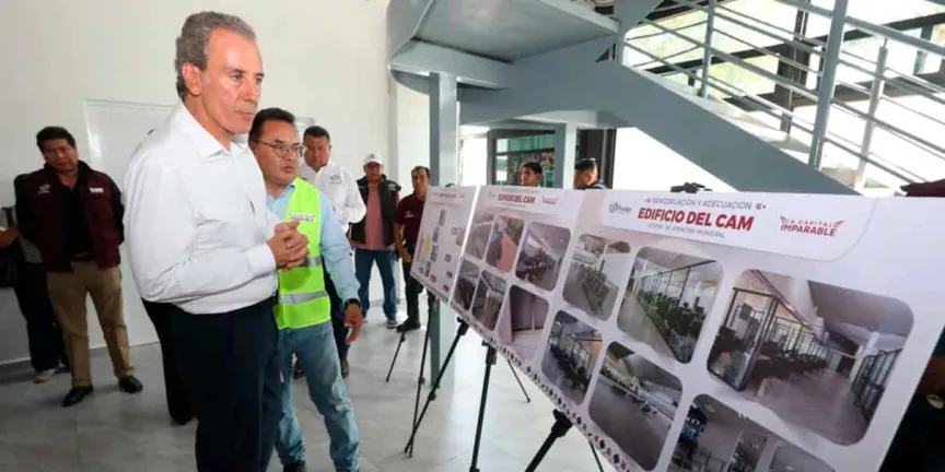 Remodelan el CAM de Puebla para agilizar trámites y mejorar servicios municipales