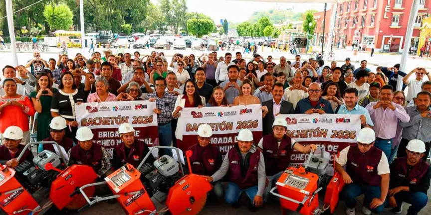 Con nuevos módulos de bacheo, Tonantzin Fernández refuerza la movilidad en San Pedro Cholula