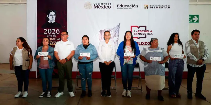 Atlixco fortalece escuelas con apoyos de La Escuela es Nuestra