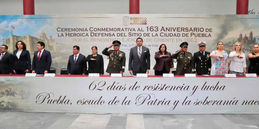 Alejandro Armenta resalta defensa de la patria y transformación tecnológica en Puebla