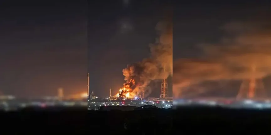 Explosión en Oaxaca: refinería de Pemex bajo fuego tras fuerte estallido