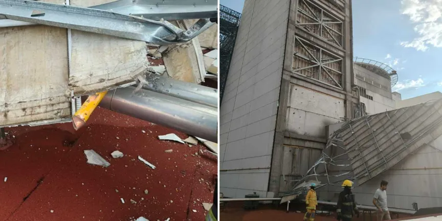 Vientos provocaron fuga de gas en hospital de Ortopedia de la SSA