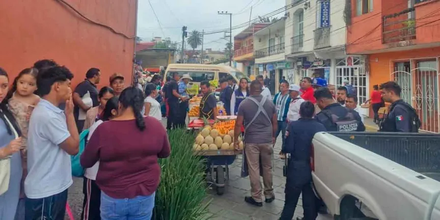Supervisión constante en Huauchinango para ordenar áreas comerciales