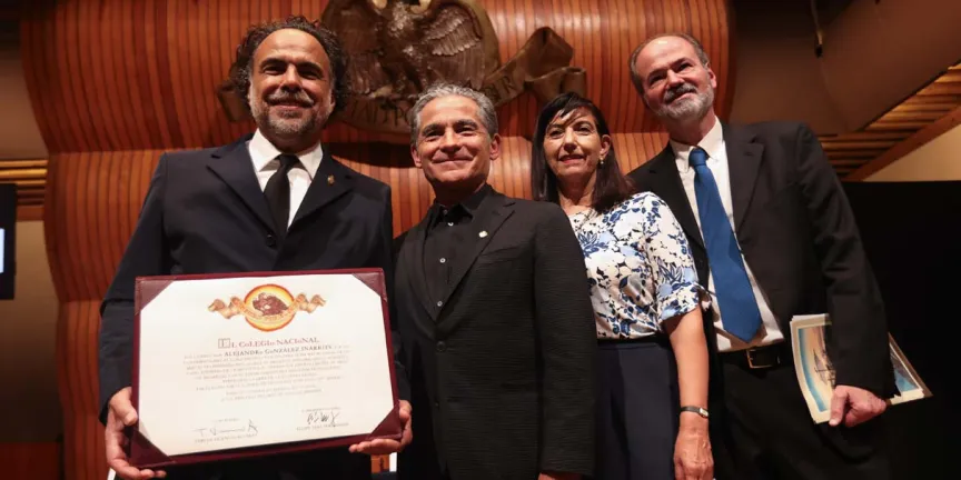 Iñárritu hace historia al ingresar a El Colegio Nacional como primer cineasta