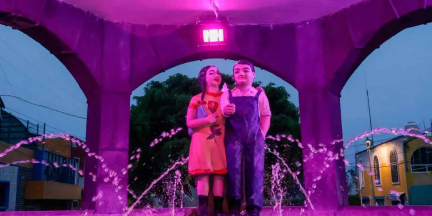 Inaugura Pepe Chedraui mantenimiento integral a la Fuente de los Muñecos