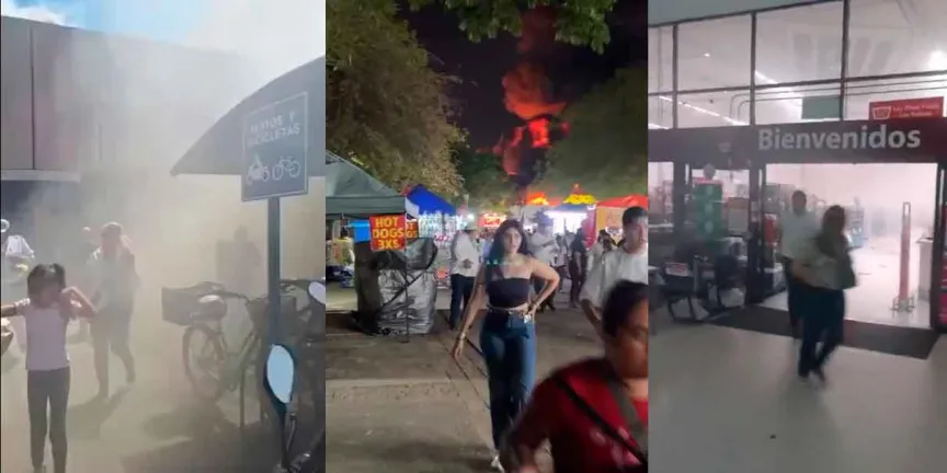 Incendio en plaza Fiesta Las Palmas de Los Mochis deja cinco muertos 