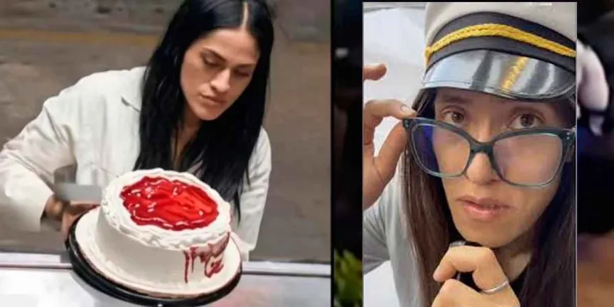 VIDEO. Mujer roba pastel y en redes la confunden con el famoso youtuber Insulini