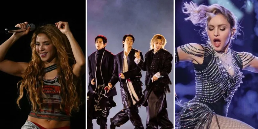 Madonna, Shakira y BTS liderarán el show de medio tiempo en la Final del Mundial 2026