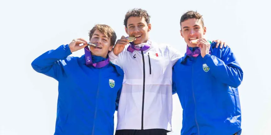 Paulo Strehlke gana plata  en Copa del Mundo de aguas abiertas. México logra su primer podio en esta prueba