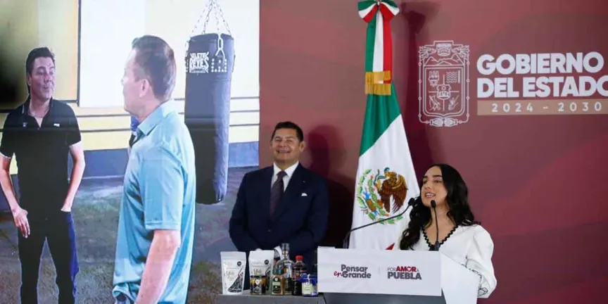 Puebla refuerza estrategia contra adicciones con función de boxeo con causa