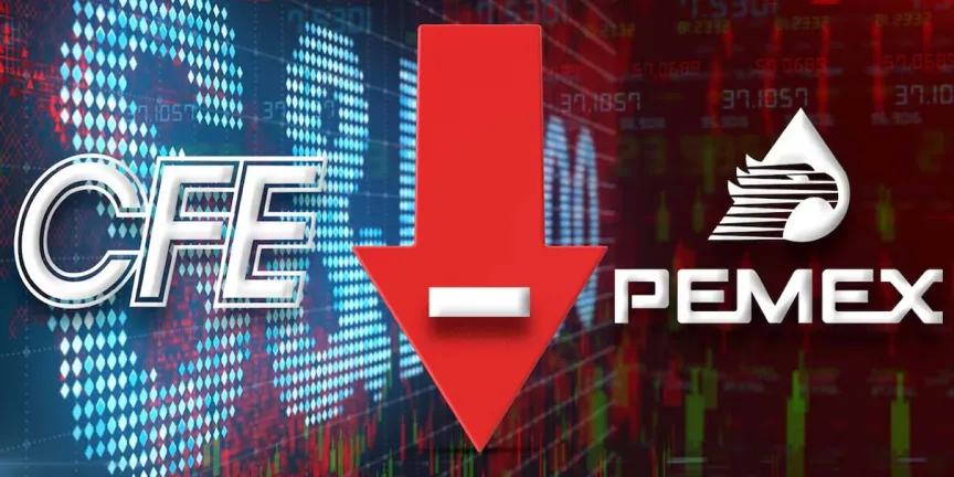 S&P pone en alerta a Pemex y CFE: cambia a negativa su perspectiva por deuda y bajo crecimiento