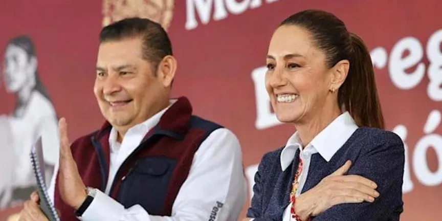 Sheinbaum y Armenta supervisan avances del sistema IMSS-Bienestar en Puebla