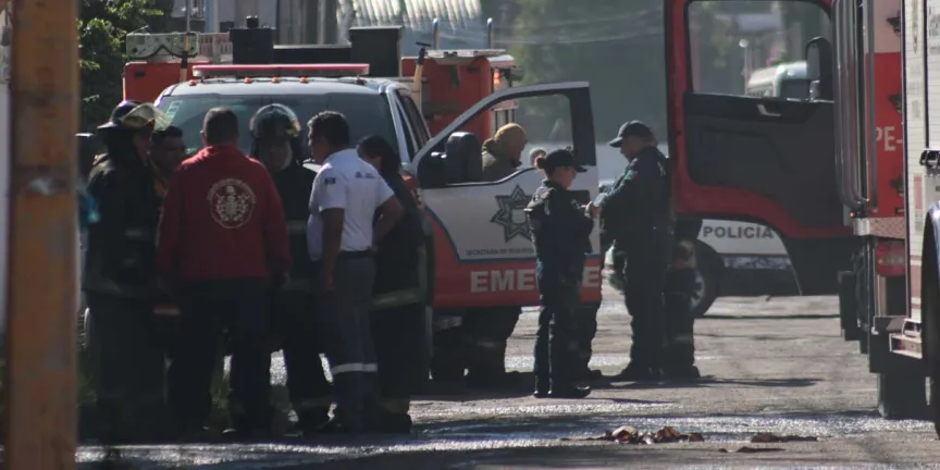 Adulto mayor murió calcinado en Amalucan; quedó atrapado en el inmueble