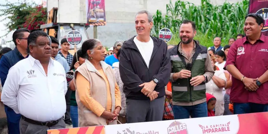 Arranca Pepe Chedraui rehabilitación vial en la Junta Auxiliar de San Sebastián de Aparicio