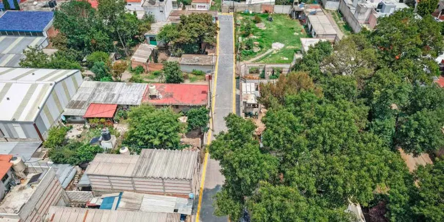 Entrega Omar Muñoz pavimentación en Privada San Miguel