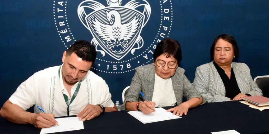 Firma convenio la BUAP con IMSS Bienestar federal y Servicios de Salud del Estado de Puebla