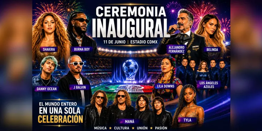 Inauguración del Mundial 2026 HOY: horario, artistas y dónde ver EN VIVO desde México